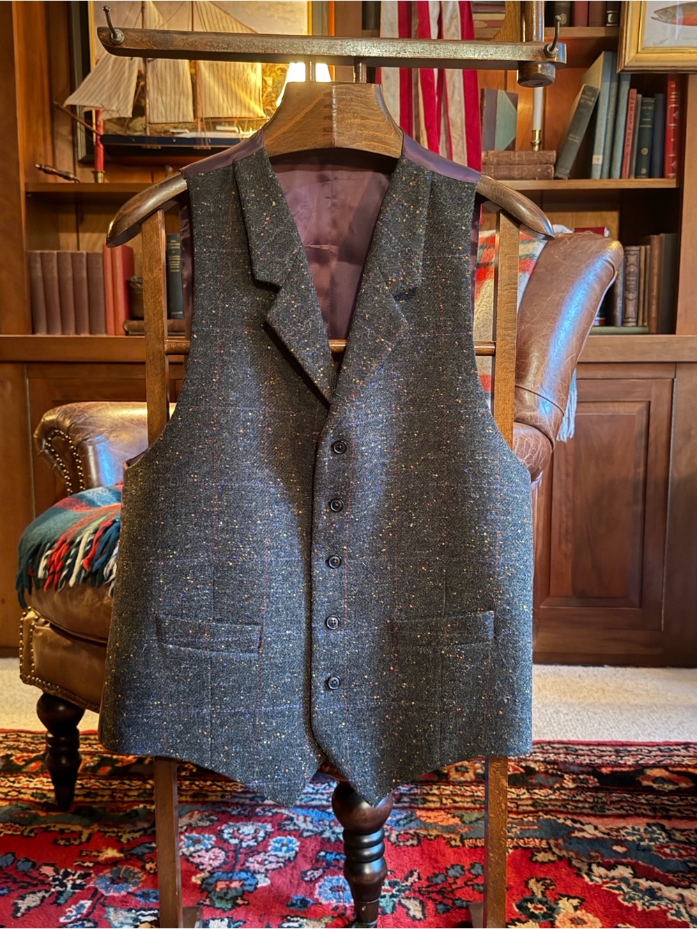 Walker Slater men’s tweed vest